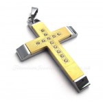 Fashion Titanium Cross Pendant Necklace (Free Chain)