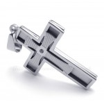 Titanium Cross Pendant Necklace (Free Chain)