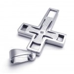 Titanium Cross Pendant Necklace (Free Chain)