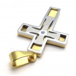 Titanium Cross Pendant Necklace (Free Chain)