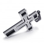 Titanium Cross Pendant Necklace (Free Chain)