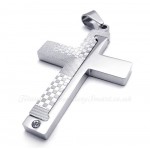 Titanium Cross Pendant Necklace (Free Chain)