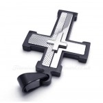 Titanium Cross Pendant Necklace (Free Chain)