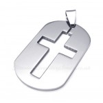 Titanium Cross Pendant Necklace (Free Chain)