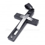 Titanium Cross Pendant Necklace (Free Chain)