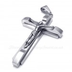 Titanium Cross Pendant Necklace (Free Chain)