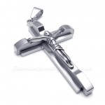 Titanium Cross Pendant Necklace (Free Chain)