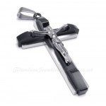 Titanium Cross Pendant Necklace (Free Chain)