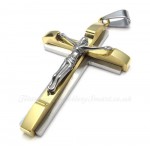 Titanium Cross Pendant Necklace (Free Chain)