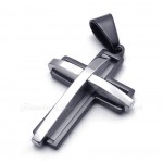 Titanium Cross Pendant Necklace (Free Chain)