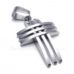 Titanium Cross Pendant Necklace (Free Chain)