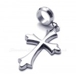 Titanium Cross Pendant Necklace (Free Chain)