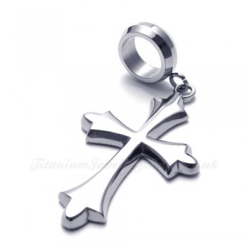 Titanium Cross Pendant Necklace (Free Chain)