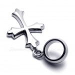 Titanium Cross Pendant Necklace (Free Chain)