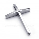 Titanium Cross Pendant Necklace (Free Chain)