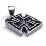 Titanium Cross Pendant Necklace (Free Chain)