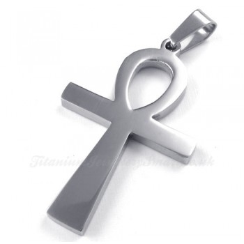 The Cross Titanium Pendant Necklace (Free Chain)