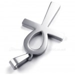 The Cross Titanium Pendant Necklace (Free Chain)