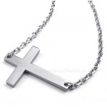 Titanium Cross Pendant Necklace (Free Chain)