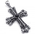 Titanium Cross Pendant Necklace (Free Chain)