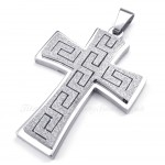 Titanium Cross Pendant Necklace (Free Chain)