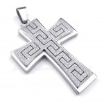 Titanium Cross Pendant Necklace (Free Chain)