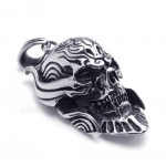 Skull Titanium Pendant Necklace (Free Chain)