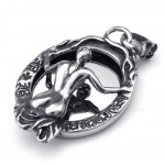 Exquisite Titanium Skull Pendant Necklace (Free Chain)