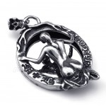 Exquisite Titanium Skull Pendant Necklace (Free Chain)