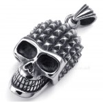 Titanium Skull Pendant Necklace (Free Chain)