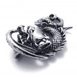 Dragon Titanium Pendant Necklace (Free Chain)