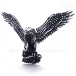 Eagle Wing Titanium Pendant Necklace (Free Chain)