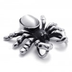 Spider Titanium Pendant Necklace  (Free Chain)