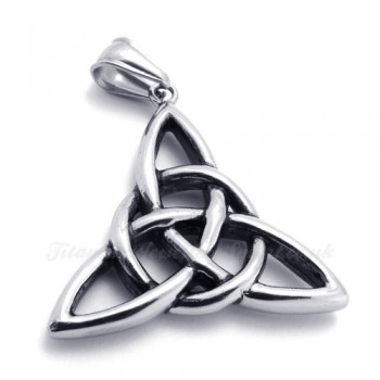 Fashion Titanium Pendant Necklace (Free Chain)