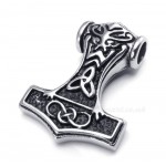 Thor's Hammer Titanium Pendant Necklace (Free Chain)