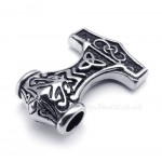 Thor's Hammer Titanium Pendant Necklace (Free Chain)