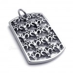 Titanium Card Pendant Necklace (Free Chain)