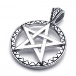 Titanium Lucky Star Pendant Necklace (Free Chain)