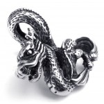 Vivid Dragon Titanium Pendant Necklace (Free Chain)