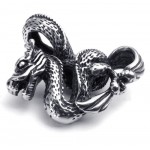 Vivid Dragon Titanium Pendant Necklace (Free Chain)