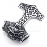 Thor's Hammer Titanium Pendant Necklace (Free Chain)