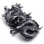 Dragon Card Titanium Pendant Necklace (Free Chain)