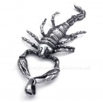 Titanium Scorpion Pendant Necklace (Free Chain)
