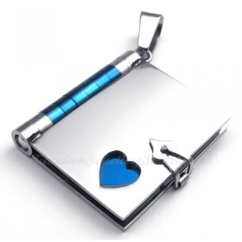 Titanium Love Letter Pendant Necklace (Free Chain)