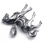 Vivid Titanium Horse Pendant Necklace (Free Chain)