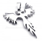 Titanium Hawk Pendant Necklace (Free Chain)