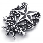 Titanium Star Pendant Necklace (Free Chain)
