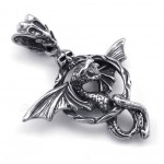 Exquisite Titanium Pterosaur Pendant Necklace (Free Chain)