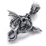 Exquisite Titanium Pterosaur Pendant Necklace (Free Chain)