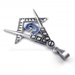 Titanium Masonic Pendant Necklace (Free Chain)